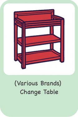 Change tables (various brands)